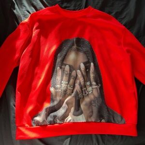 Red Graphic Men's & Women’s Sweater